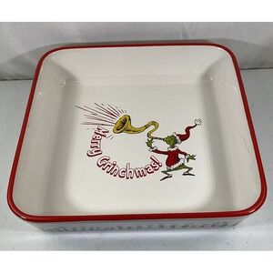 Dr. Seuss The Grinch Who Stole Christmas Merry Grinchmas 9" x 9" Baking Dish